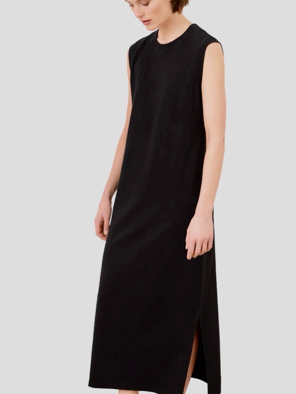 Pact Muscle Tee Maxi Dress Size XXL in Black